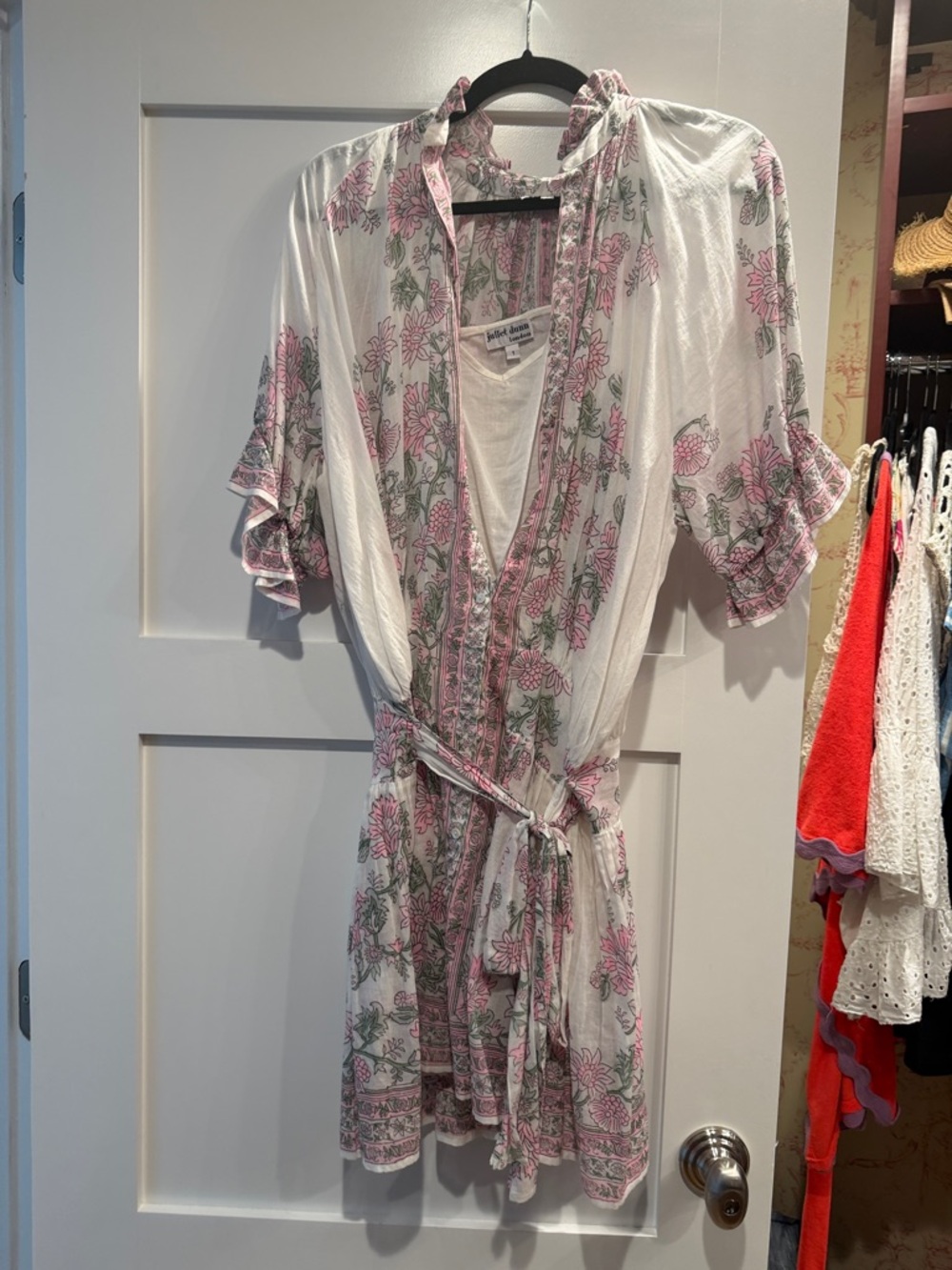 Juliet Dunn Poplin Blouson Dress size 1